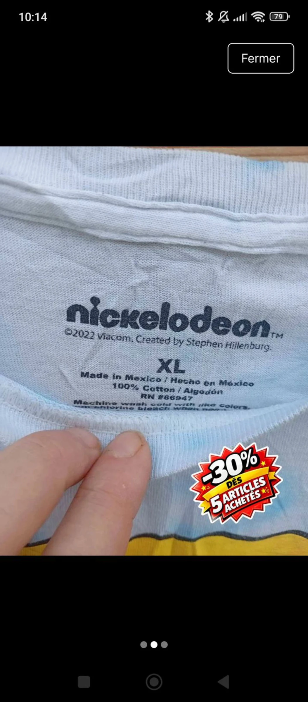 T-shirt Bob Esponja – photo 2